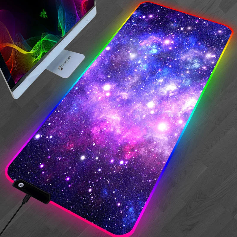 RGB Galaxy Mouse Pad