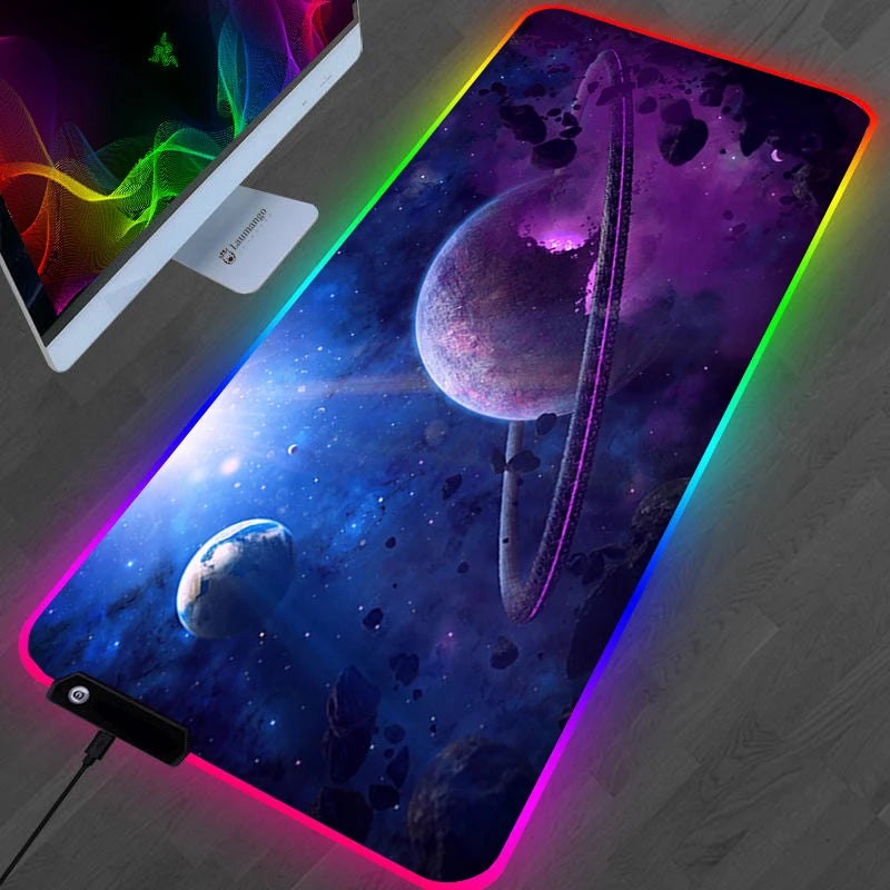 RGB Galaxy Mouse Pad