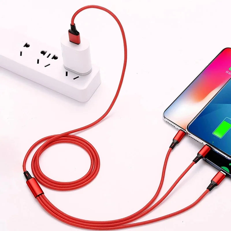 3 In 1  Fast Charging Cable